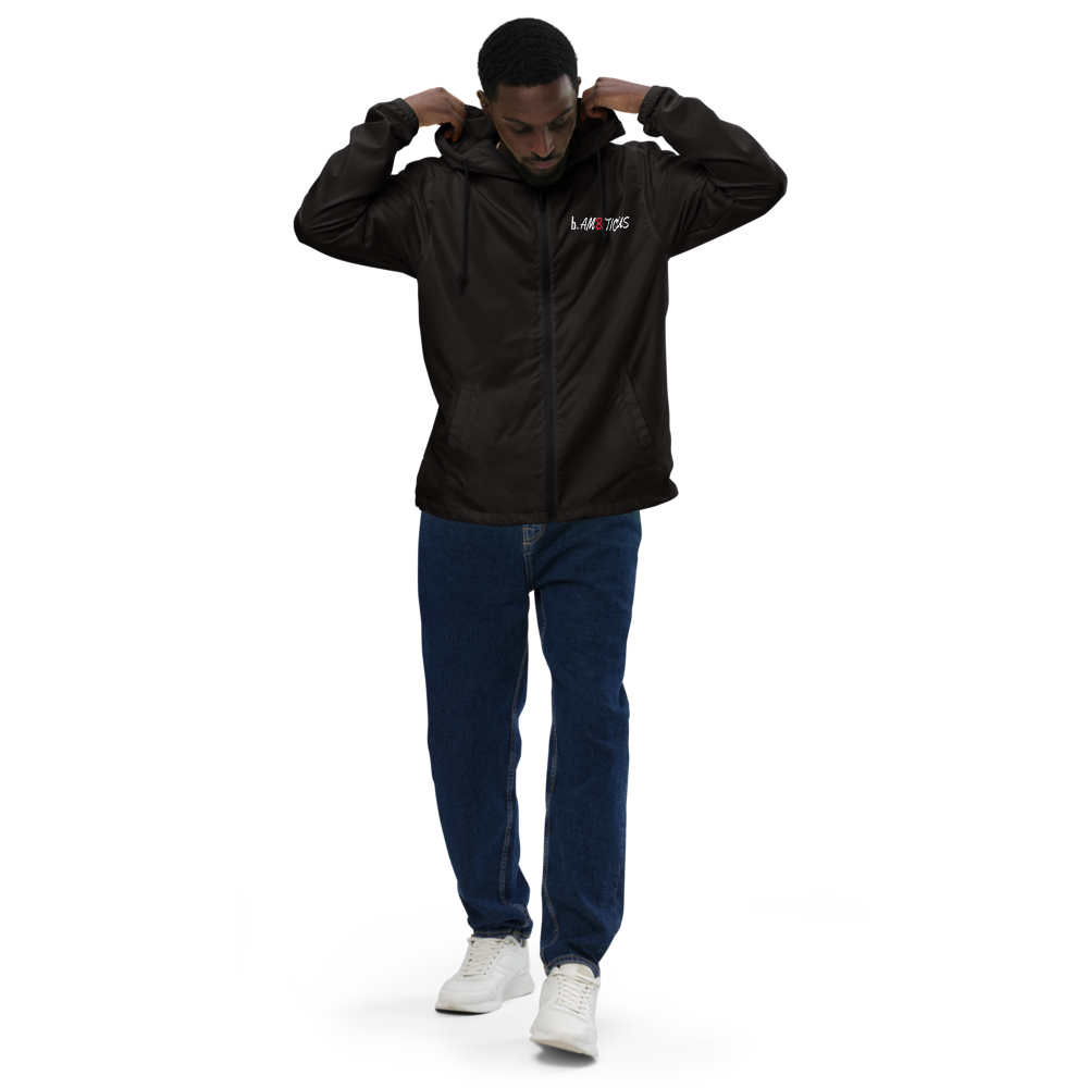 Unisex lightweight zip up windbreaker